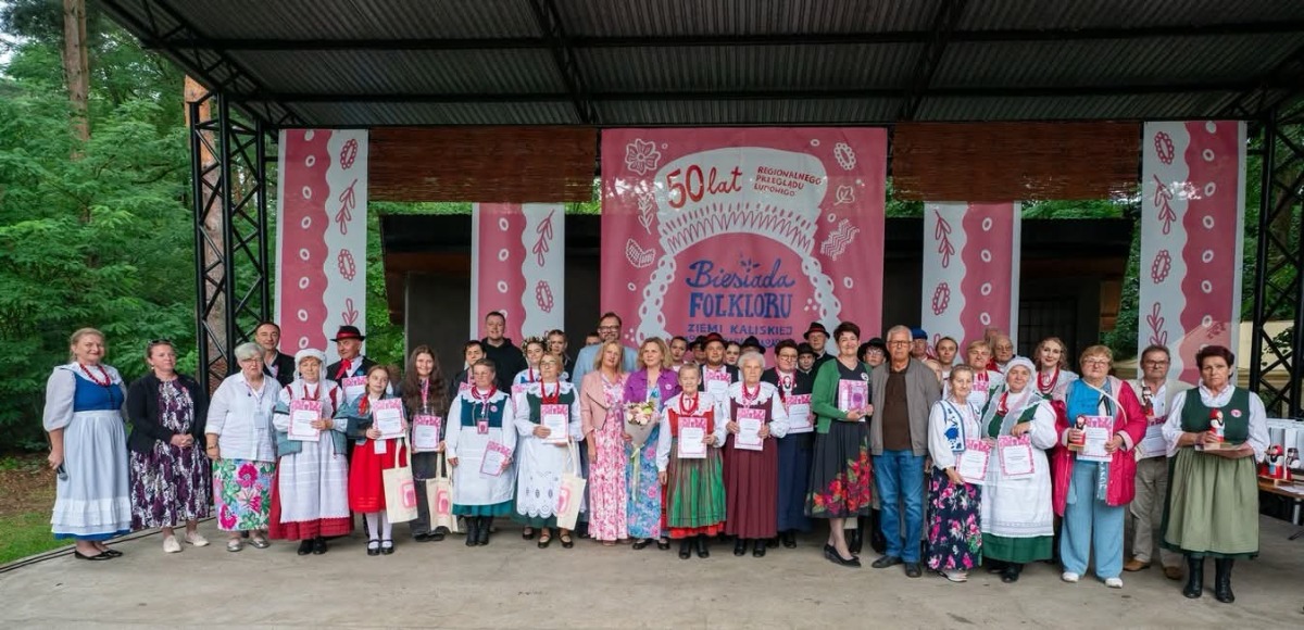 Jubileuszowa Biesiada Folkloru Ziemi Kaliskiej 2026. Reprezentanci Powiatu Kaliskiego w gronie laureatów