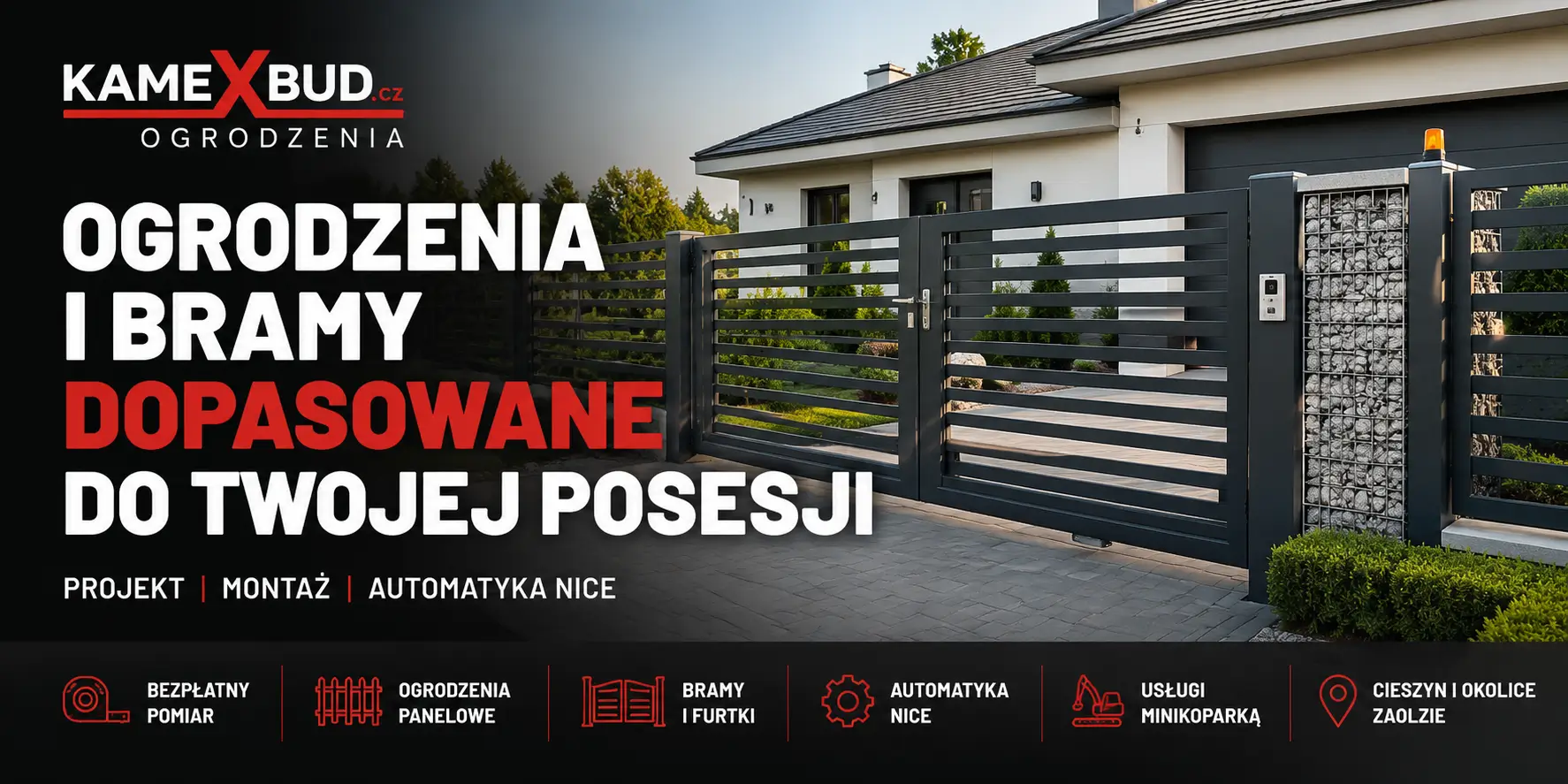 KamexBud.pl – kompleksowe ogrodzenia i bramy dla domów oraz firm