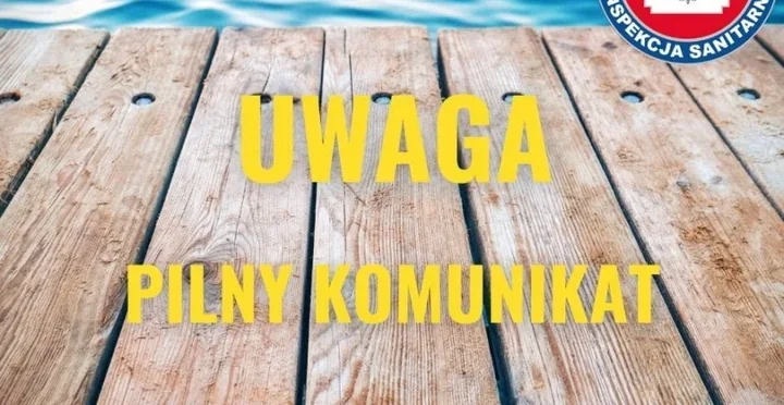 Kąpielisko Patyki z nowym komunikatem. Można korzystać z wody