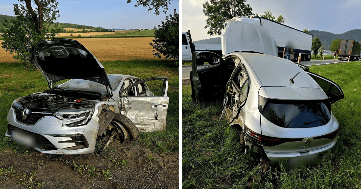 Karambol na DK8 koło Barda. Zablokowana trasa Wrocław - Kłodzko | OBJAZD