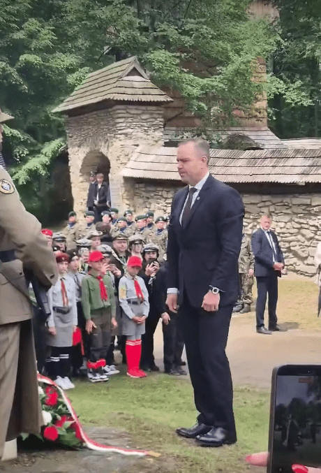 Karol Nawrocki na Podkarpaciu. Obchody Narodowego Dnia Pamięci o ofiarach UPA i OUN w Radrużu