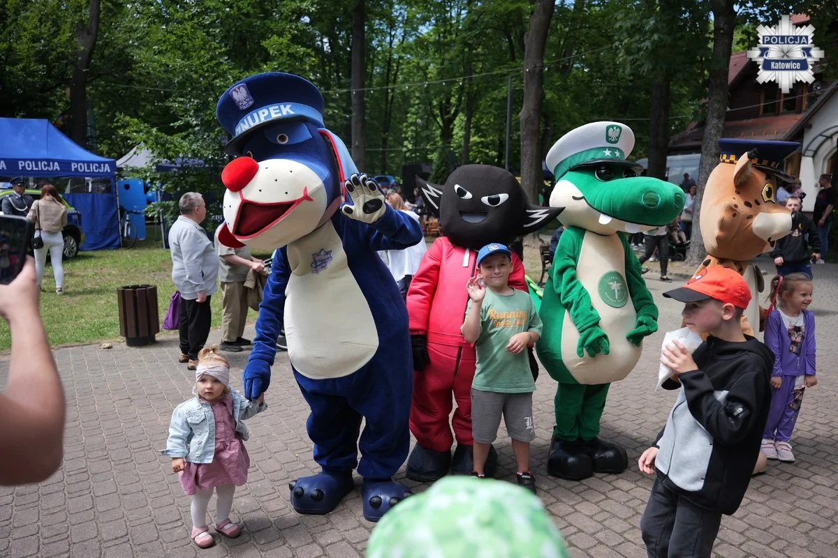 Katowice: Rodzinny piknik policyjny w Parku Giszowieckim