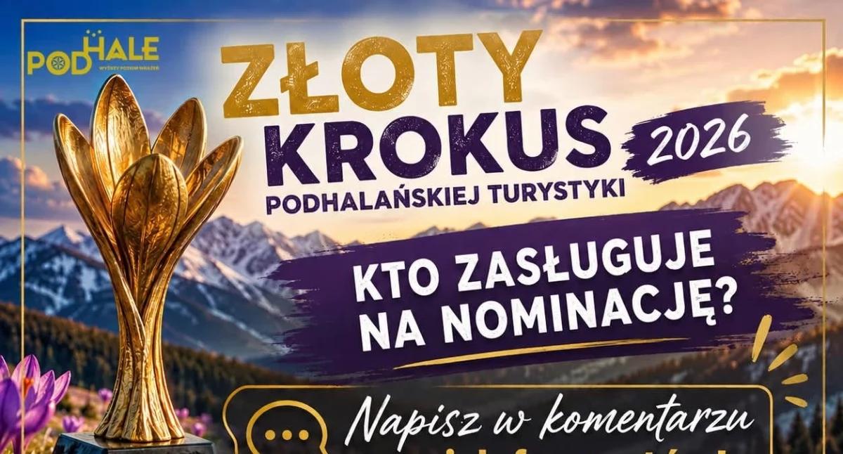 Każdy może wskazać kandydatów do „Złotego Krokusa” 2026 - rusza akcja zbierania propozycji
