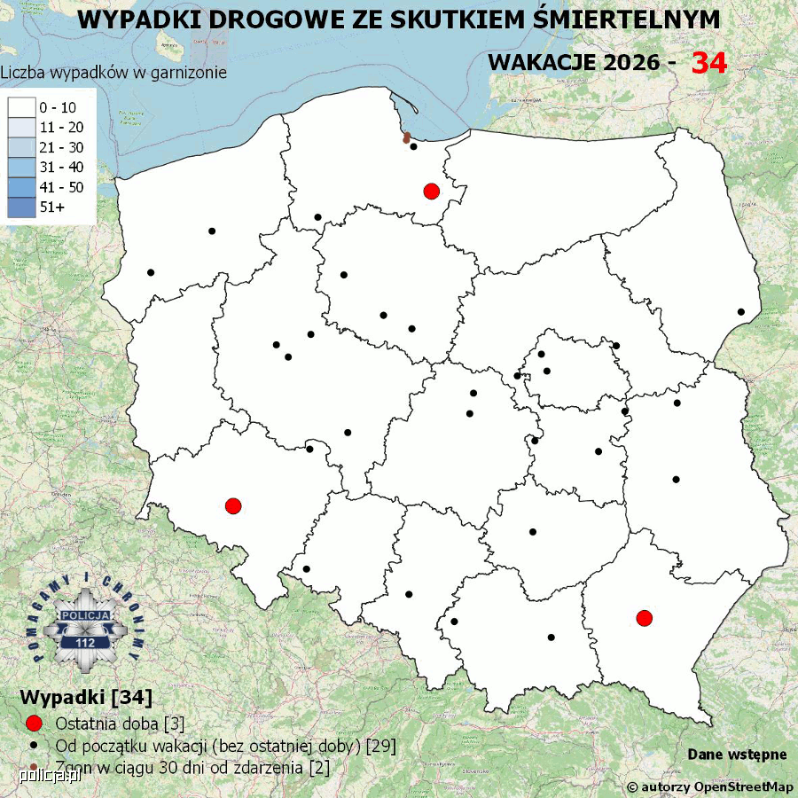 Każdy punkt to ludzka tragedia