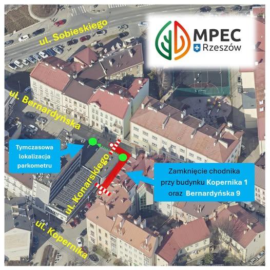 Kierowcy i piesi w Rzeszowie muszą uważać. Prace ciepłownicze w rejonie Bernardyńskiej potrwają do końca lipca