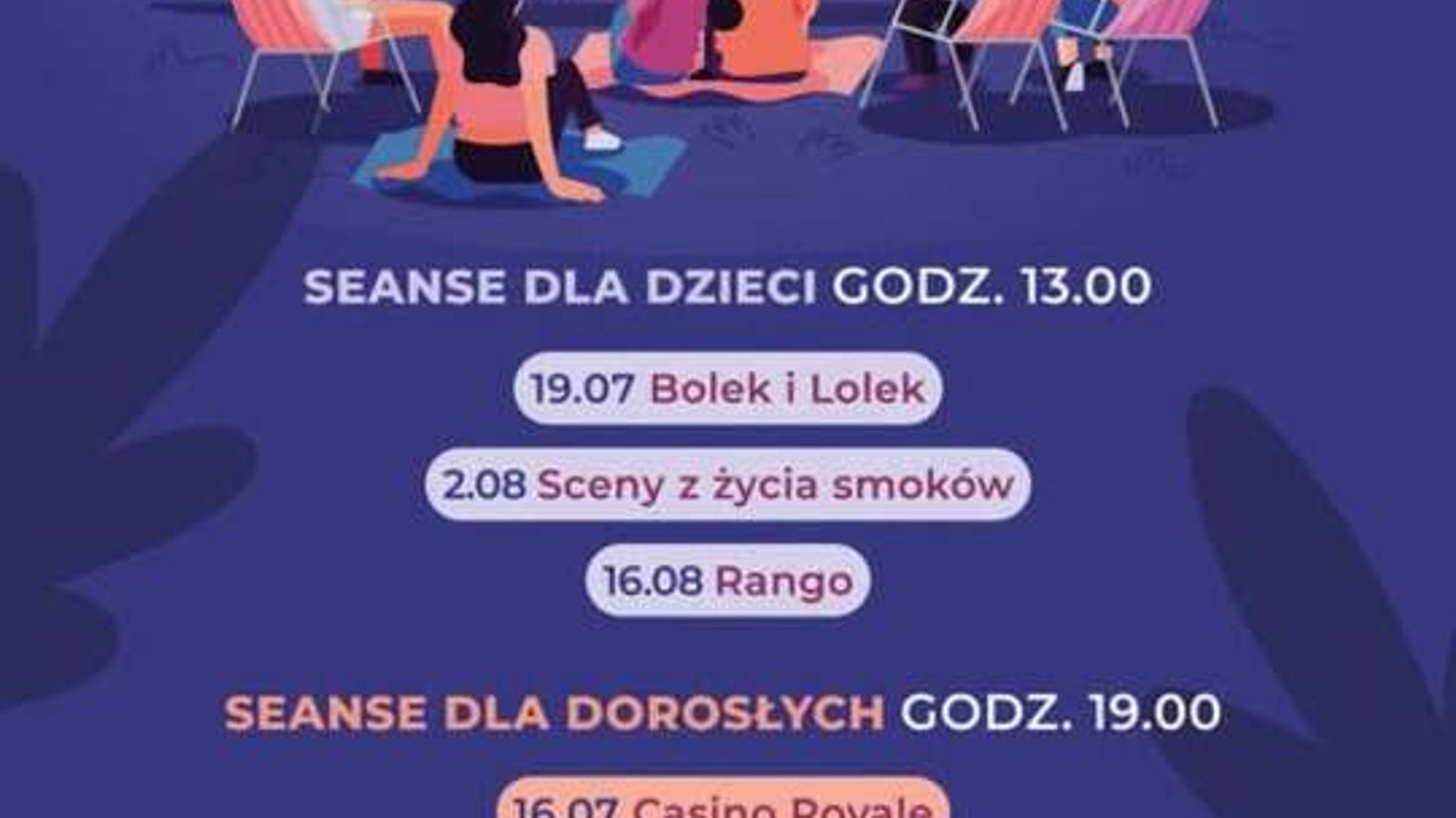 Kino na Bulwarach w Suwałkach. Przed nami „Casino Royale” i „Bolek i Lolek”