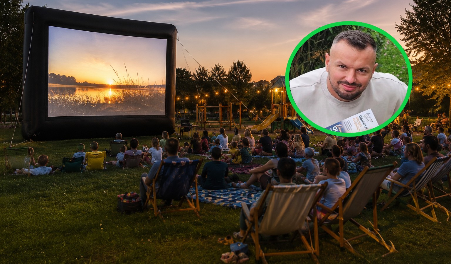 Kino plenerowe wywołało dyskusję. Aktywista wbija szpilę radnemu z Nowego Sącza