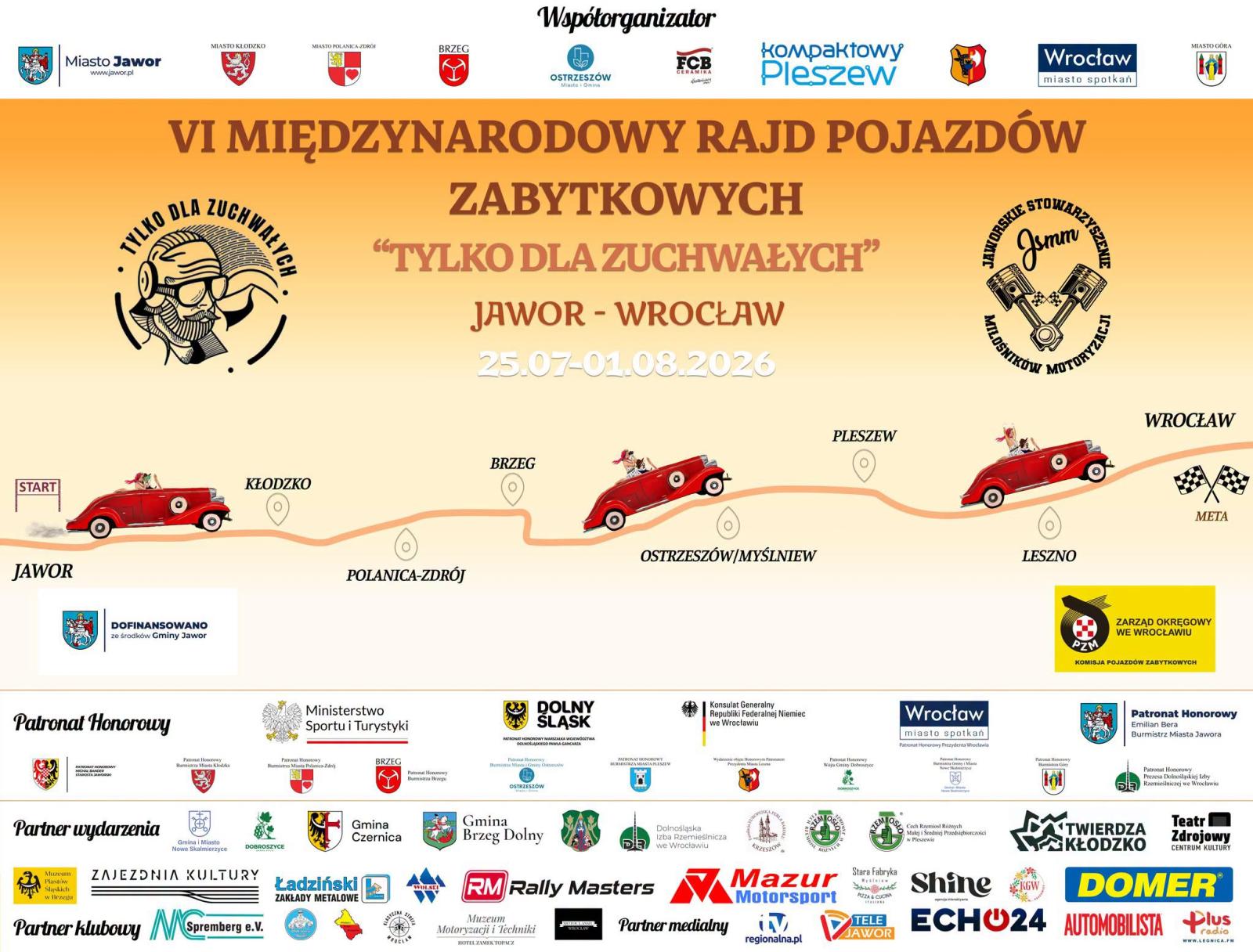 Klasykiem przez Polskę. Rusza VI Rajd Tylko dla Zuchwałych