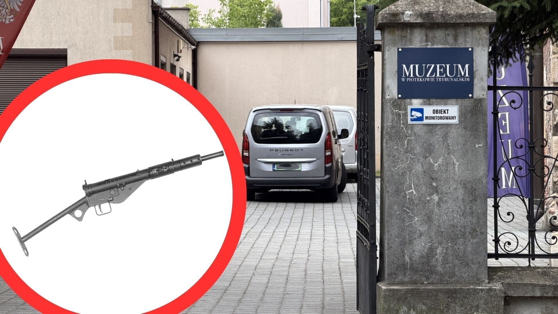Kolejne przedmioty znalezione w Muzeum w Piotrkowie. Policja zabezpieczyła zardzewiały pistolet i amunicję