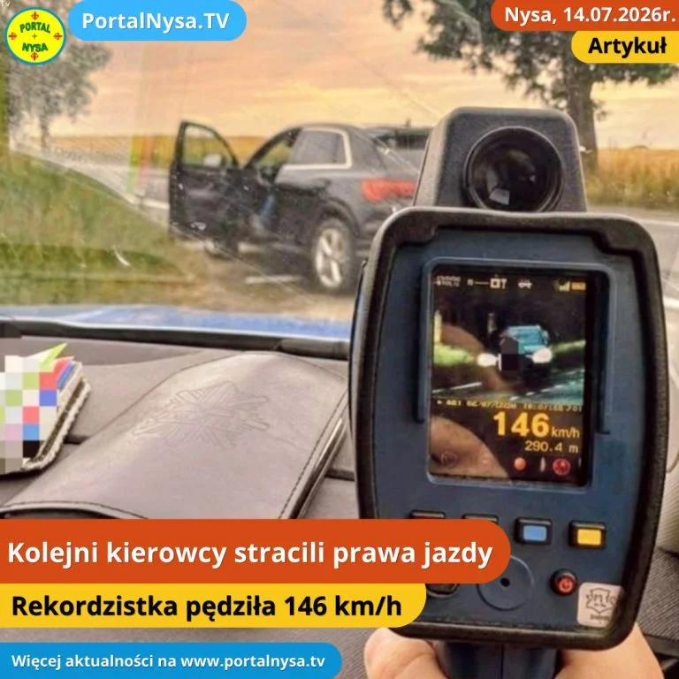 Kolejni kierowcy stracili prawa jazdy. Rekordzistka pędziła 146 km/h