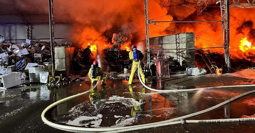 Kolejny pożar na składowisku odpadów. Tym razem to miejsce, gdzie gromadzono elektrośmieci