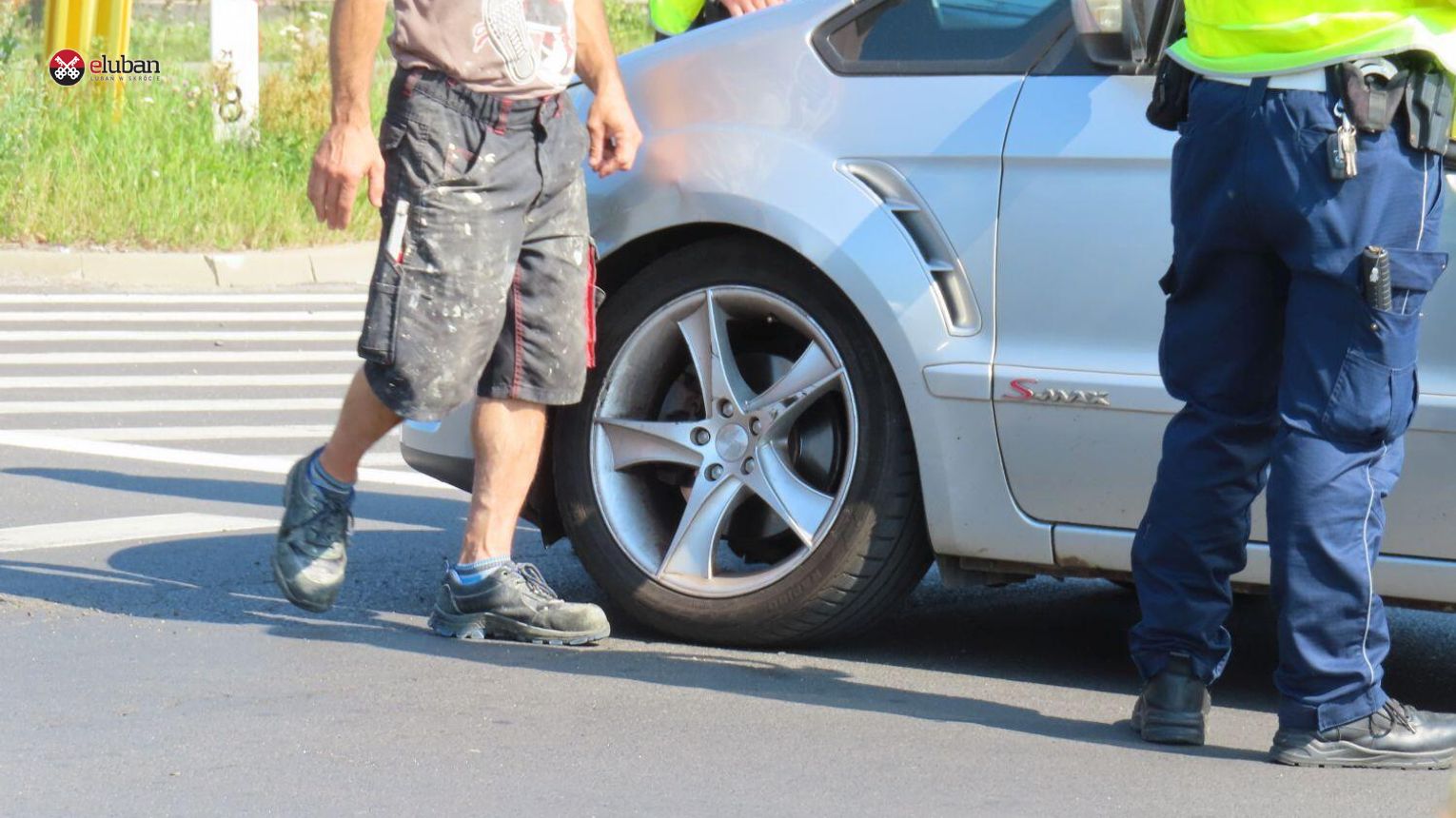 Kolizja w godzinach szczytu na DK30 w Lubaniu