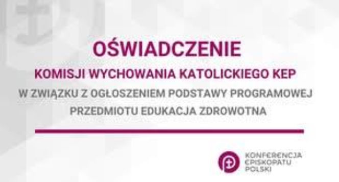 Komisja KEP z oświadczeniem ws. podstawy programowej edukacji zdrowotnej