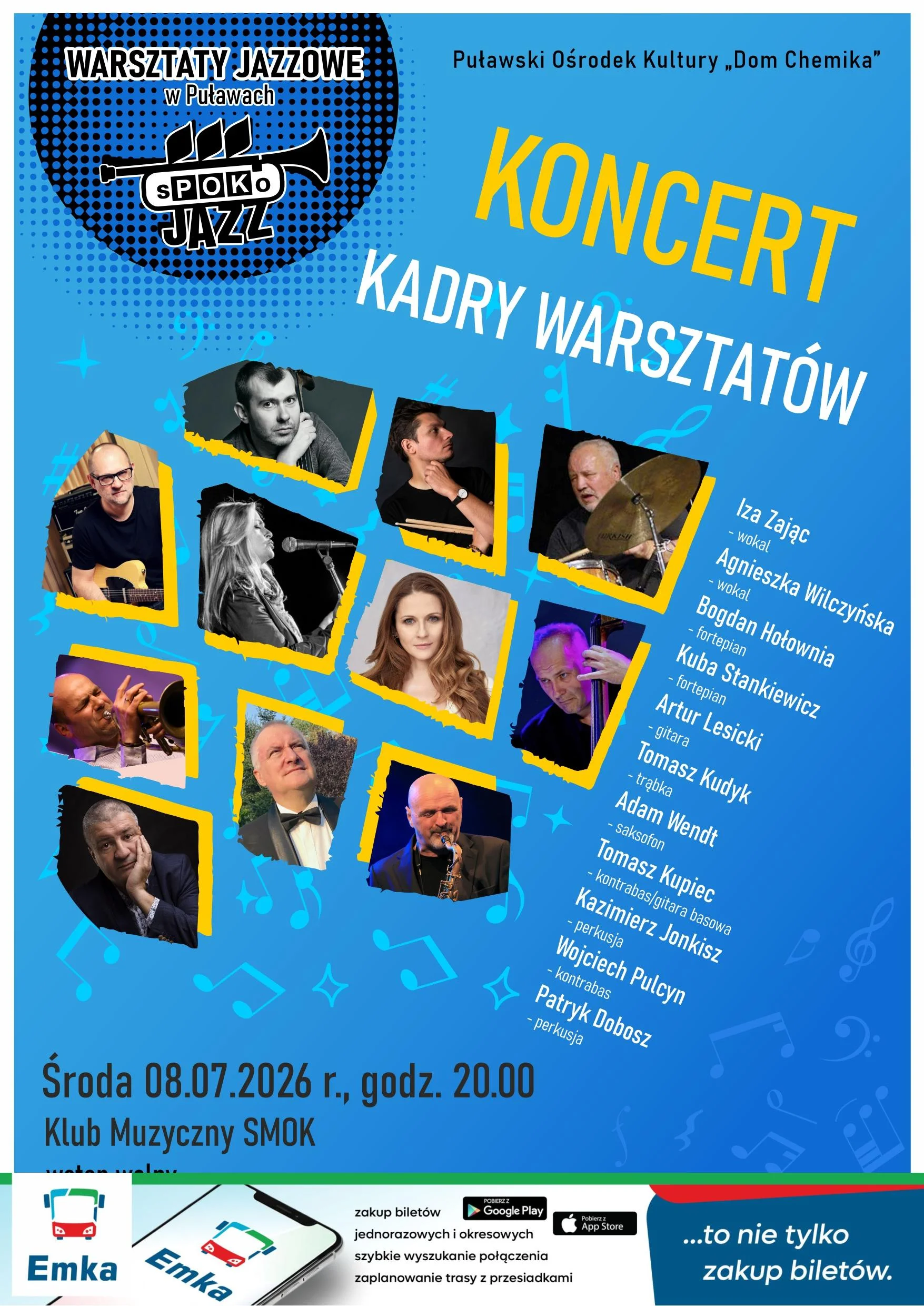 Koncert kadry instruktorskiej w klubie Smok