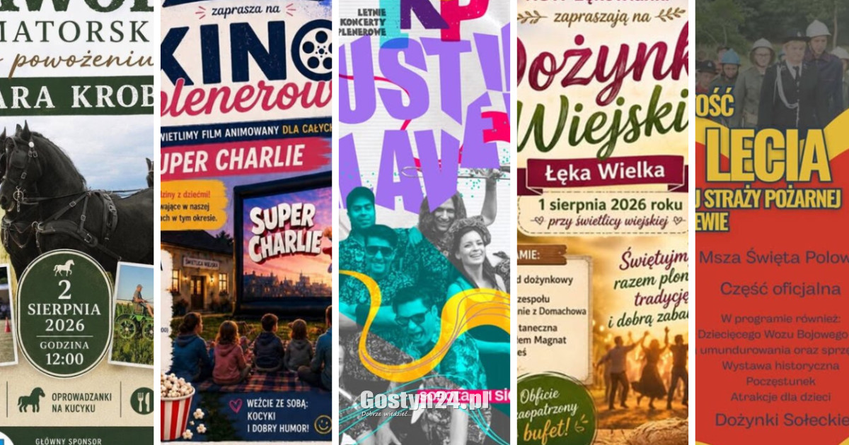Koncert na rynku i wiele innych. Nie siedź w domu! Przed nami weekend pełen imprez