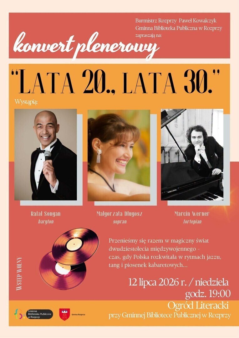 Koncert plenerowy Lata 20. lata 30. w Rozprzy
