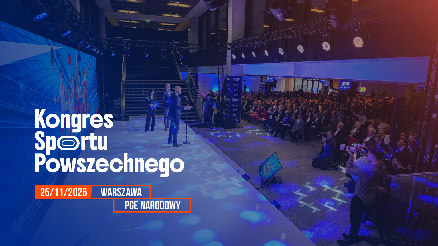 Kongres Sportu Powszechnego 2026 odbędzie się na PGE Narodowym. Spotkają się eksperci i gwiazdy sportu