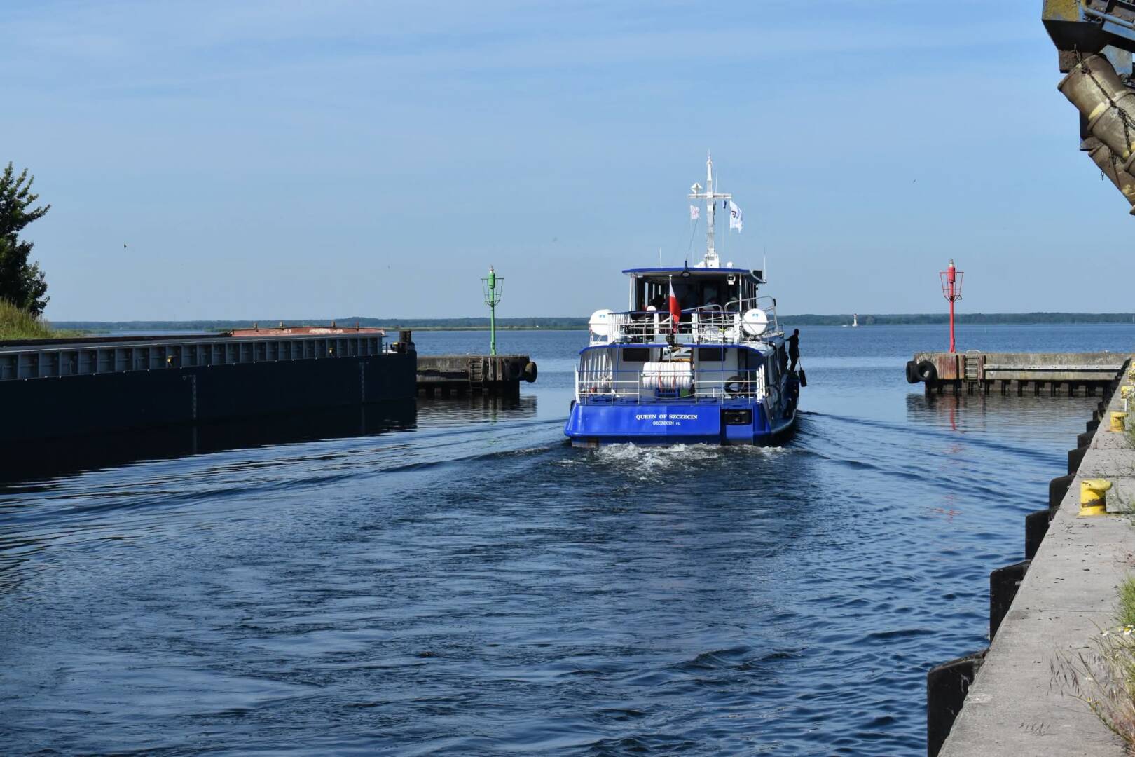 Królowa Szczecina po raz pierwszy w Stepnicy. Turystyczne rejsy ruszyły