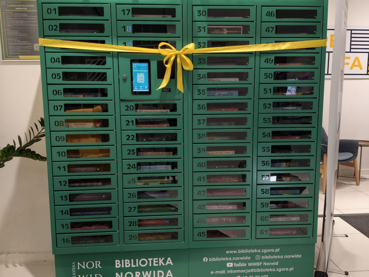 Książkomat Biblioteki Norwida już działa przy ul. Wrocławskiej