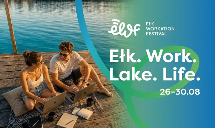 Laptop nad jeziorem zamiast biura. Festiwal workation w Ełku
