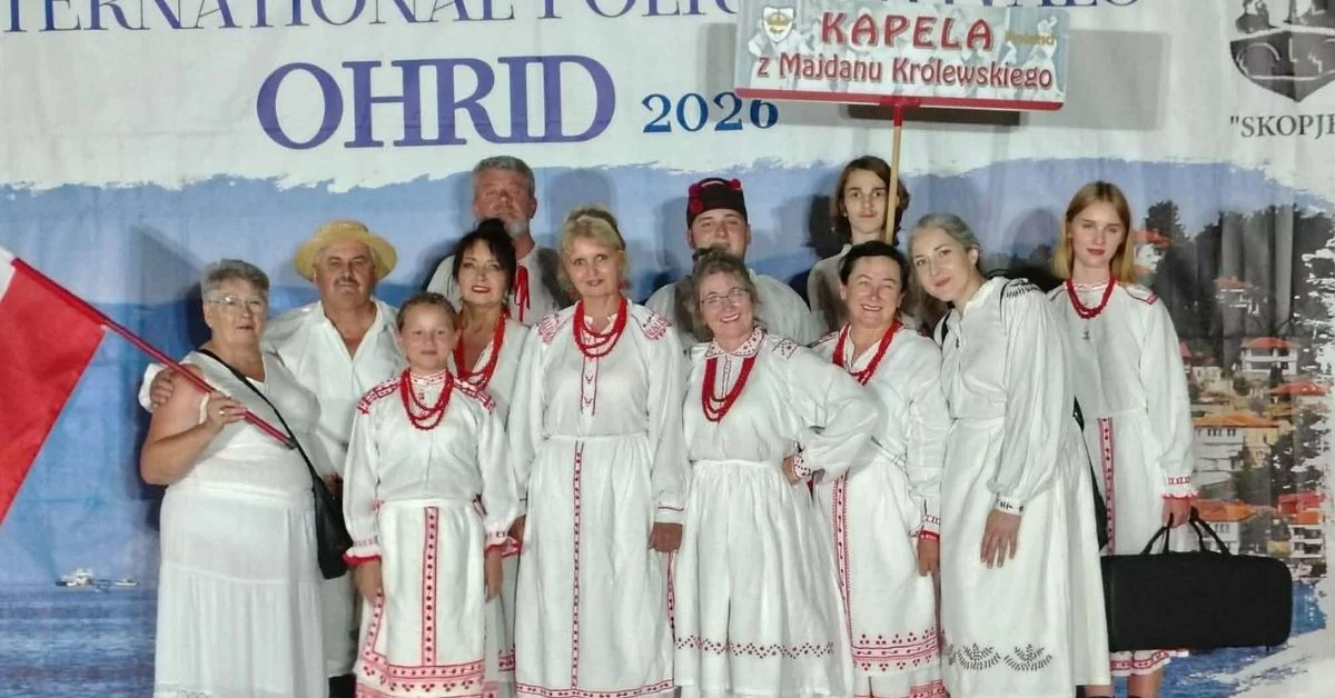 Lasowiacka muzyka zabrzmiała w Macedonii. Kapela z Majdanu Królewskiego wróciła z Bałkanów