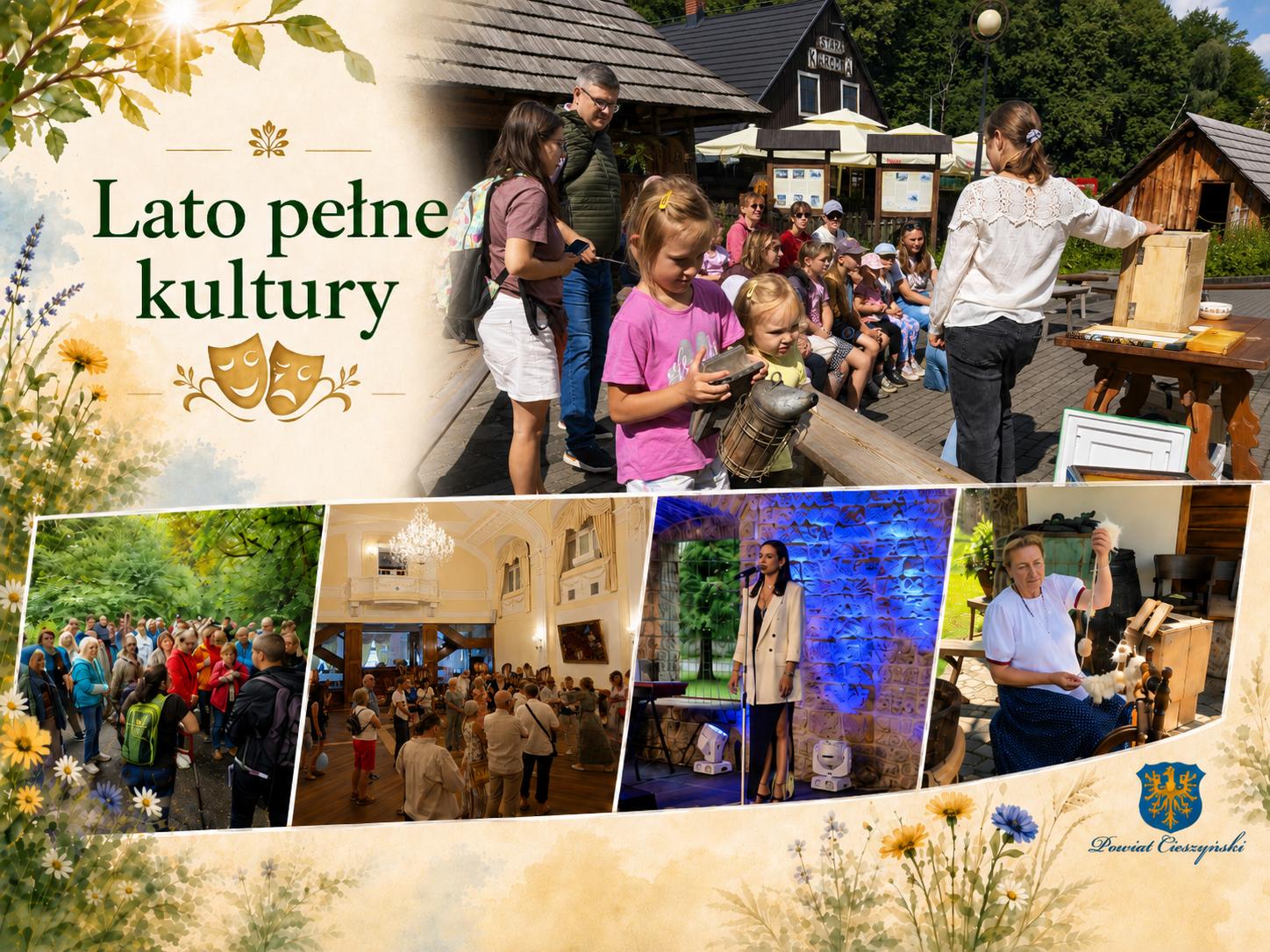 Lato pełne kultury w jednostkach powiatowych na półmetku