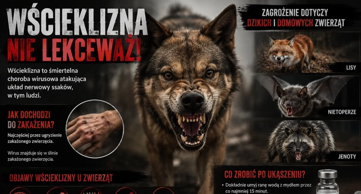 Lato sprzyja pogryzieniom – pamiętaj o zagrożeniu wścieklizną