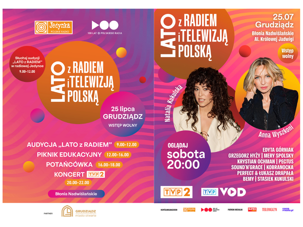 Lato z Radiem i Telewizją Polską już w sobotę – harmonogram
