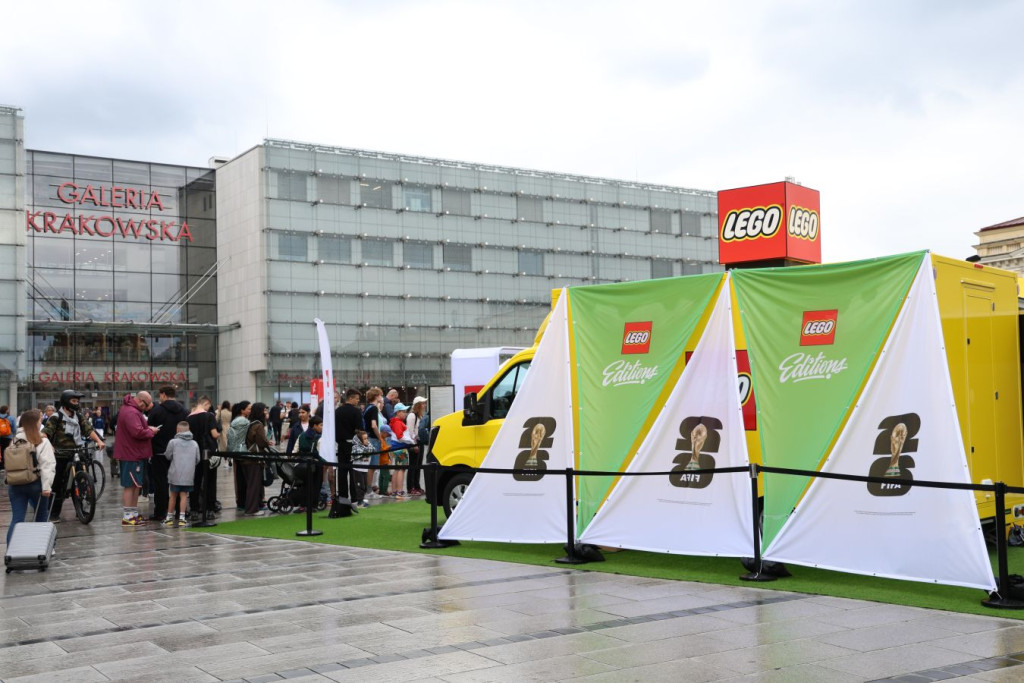 "LEGO Football Truck przyjechał do Krakowa"