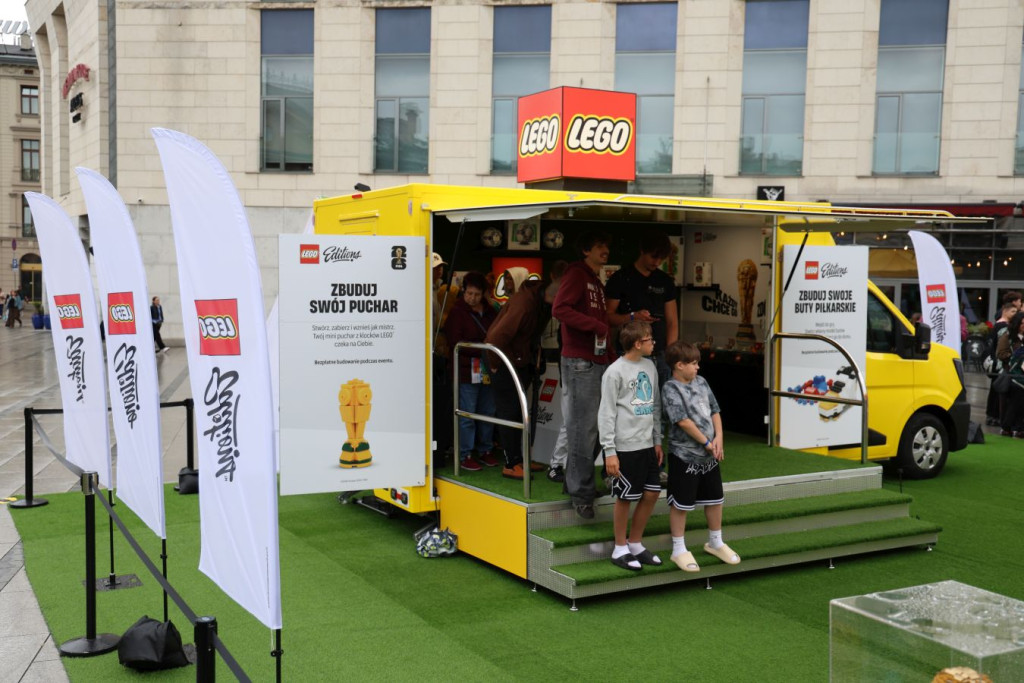 "LEGO Football Truck przyjechał do Krakowa"