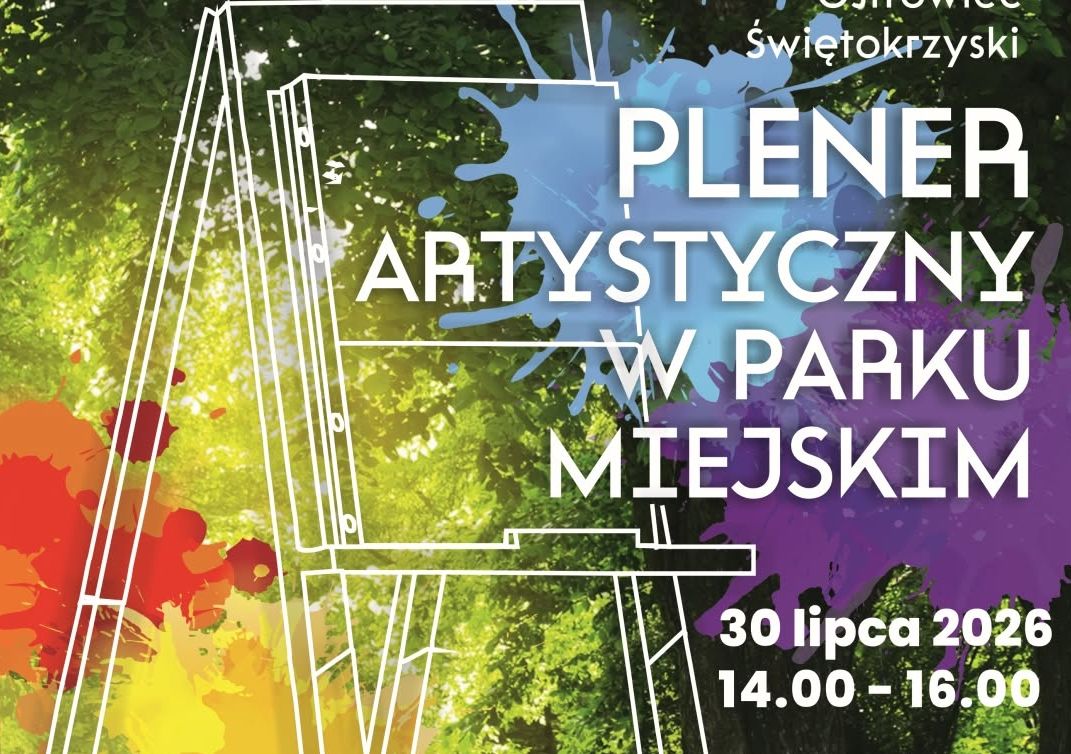 Letni plener malarski z BWA Ostrowiec. Młodzież popracuje w parku