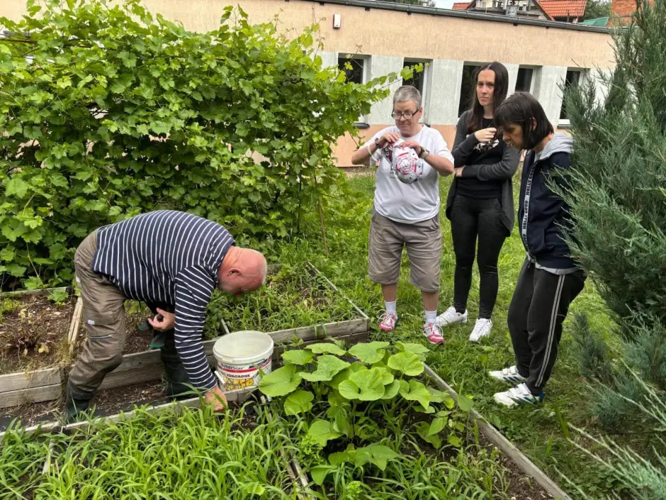 Letnia zmiana warty w ogrodzie. CKiW OHP zacieśnia współpracę ze Środowiskowym Domem Samopomocy