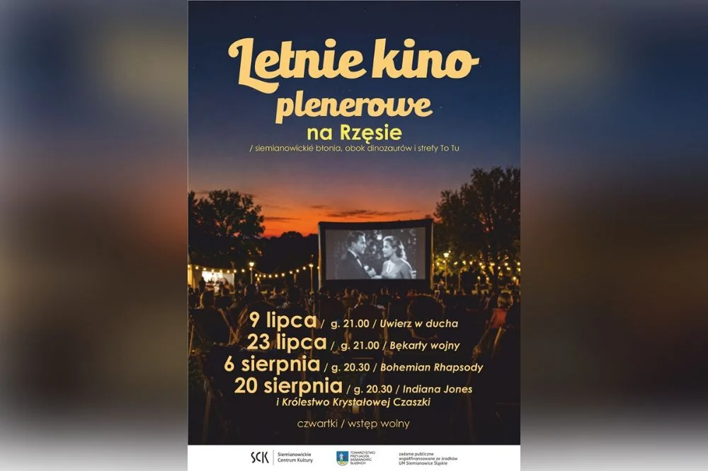 Letnie Kino Plenerowe wraca na Rzęsę. Cztery seanse pod gwiazdami