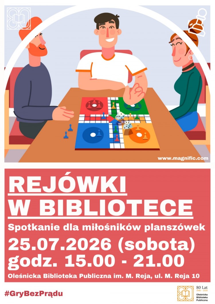Lipcowe Rejówki w bibliotece. To już dzisiaj!