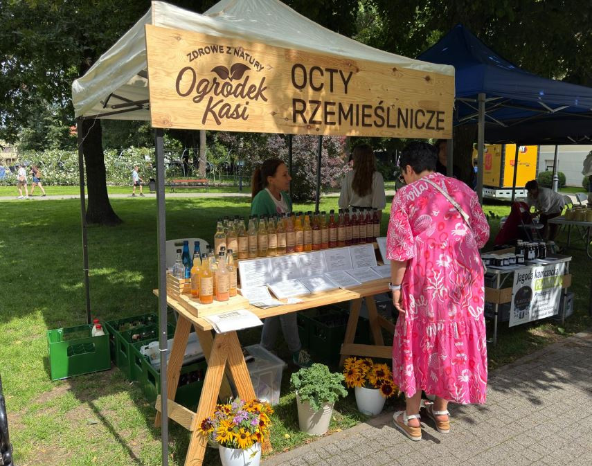 Lokalni producenci zaprezentowali swoje wyroby w Parku Majkowskiego