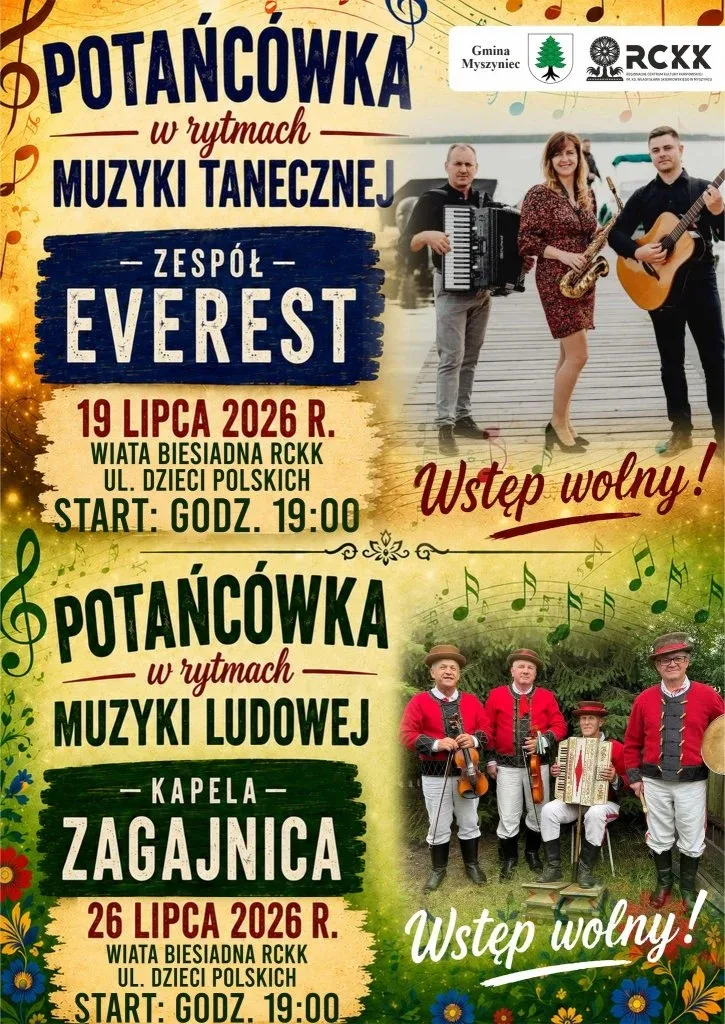 Ludowe rytmy porwą do tańca. Kapela Zagajnica zagra w Myszyńcu