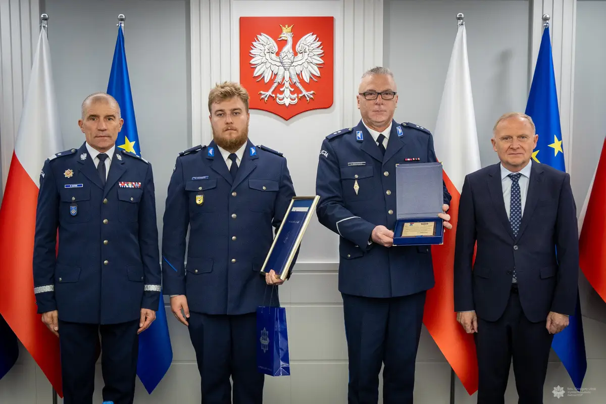 Maksymilian Czarniecki z KPP Złotoryja laureatem ogólnopolskiego konkursu „Policjant, który mi pomógł”