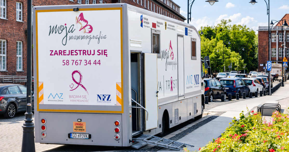 Mammobus rusza w powiat bytowski. Bezpłatne badania w 7 miejscowościach