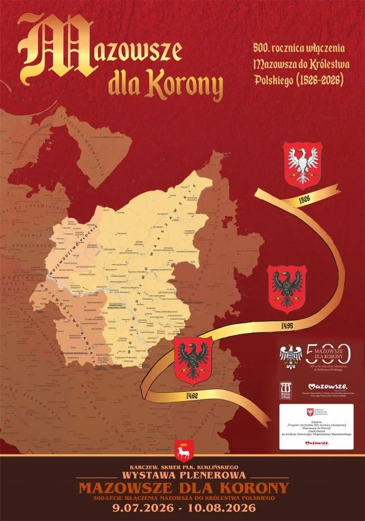 Mazowsze dla Korony w Karczewie. Wystawa przypomni 500 lat historii regionu