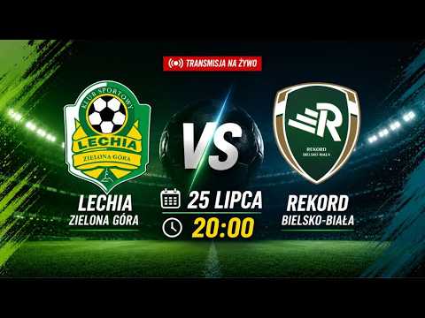 Mecz piłki nożnej KS Lechia Zielona Góra vs Rekord Bielsko-Biała