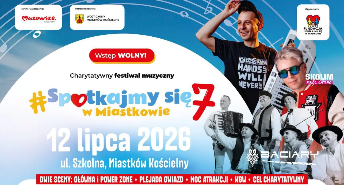 Miastków Kościelny znów połączy muzykę i pomoc. Już w niedzielę odbędzie się 7. edycja „Spotkajmy się w Miastkowie”