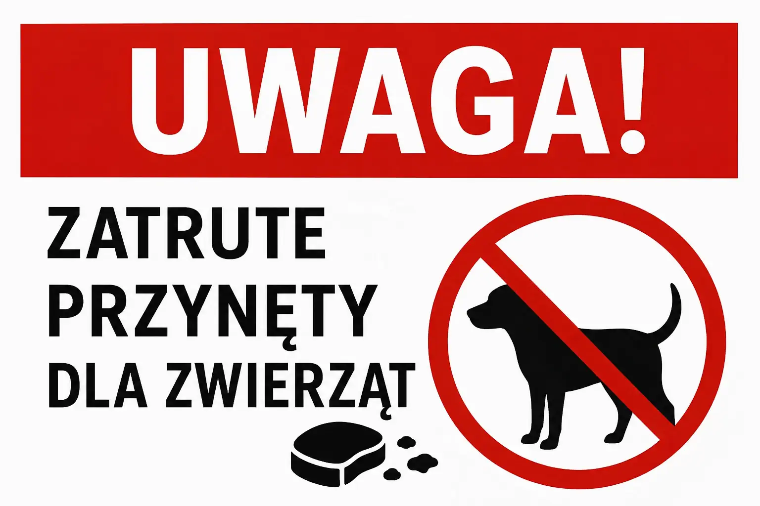 Mieczewo ostrzega właścicieli czworonogów. „Toksyna jest bardzo silna, ucierpiało już kilka zwierząt”
