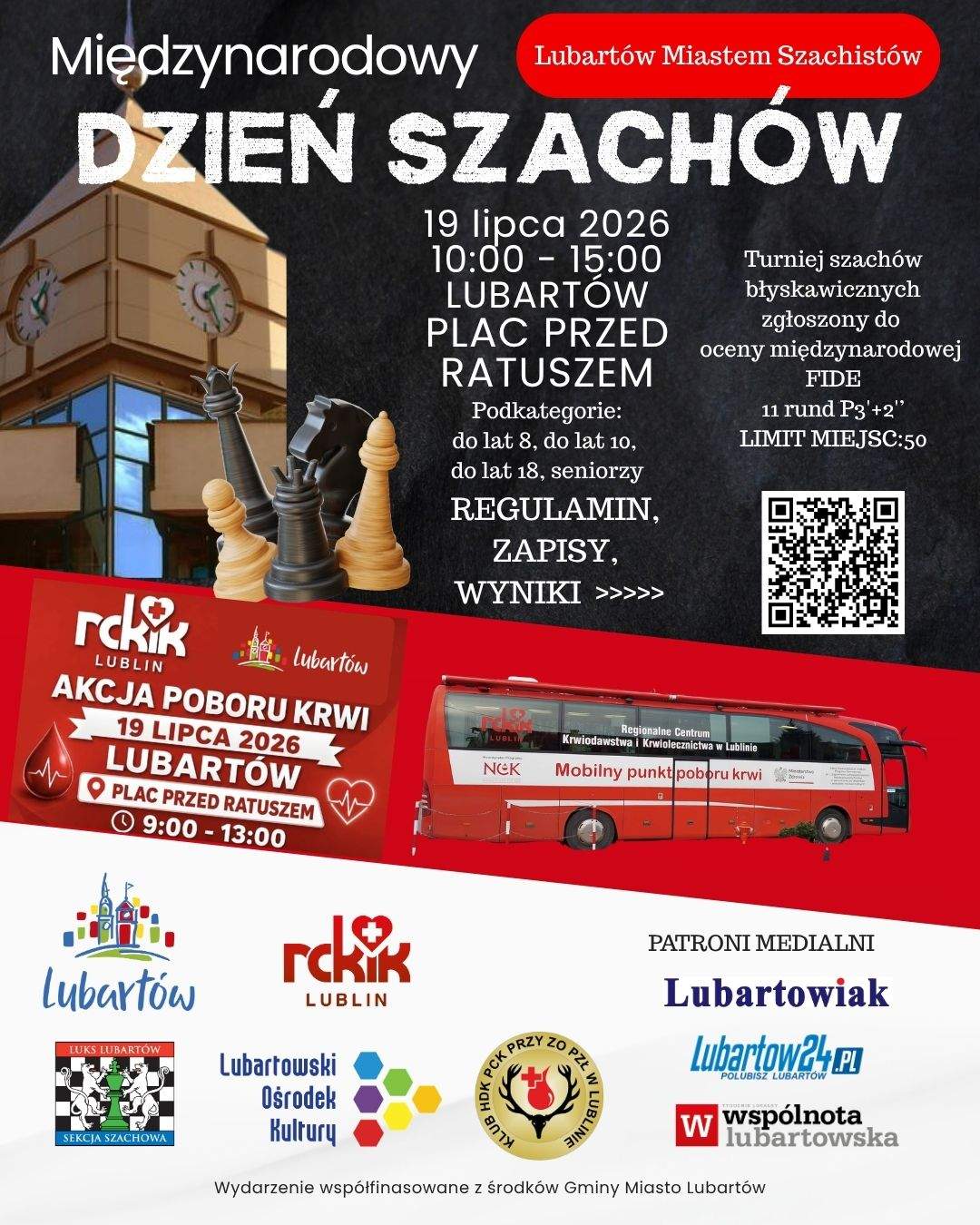 Międzynarodowy Dzień Szachów w Lubartowie
