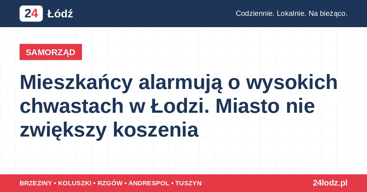 Mieszkańcy alarmują o wysokich chwastach w Łodzi. Miasto nie zwiększy koszenia