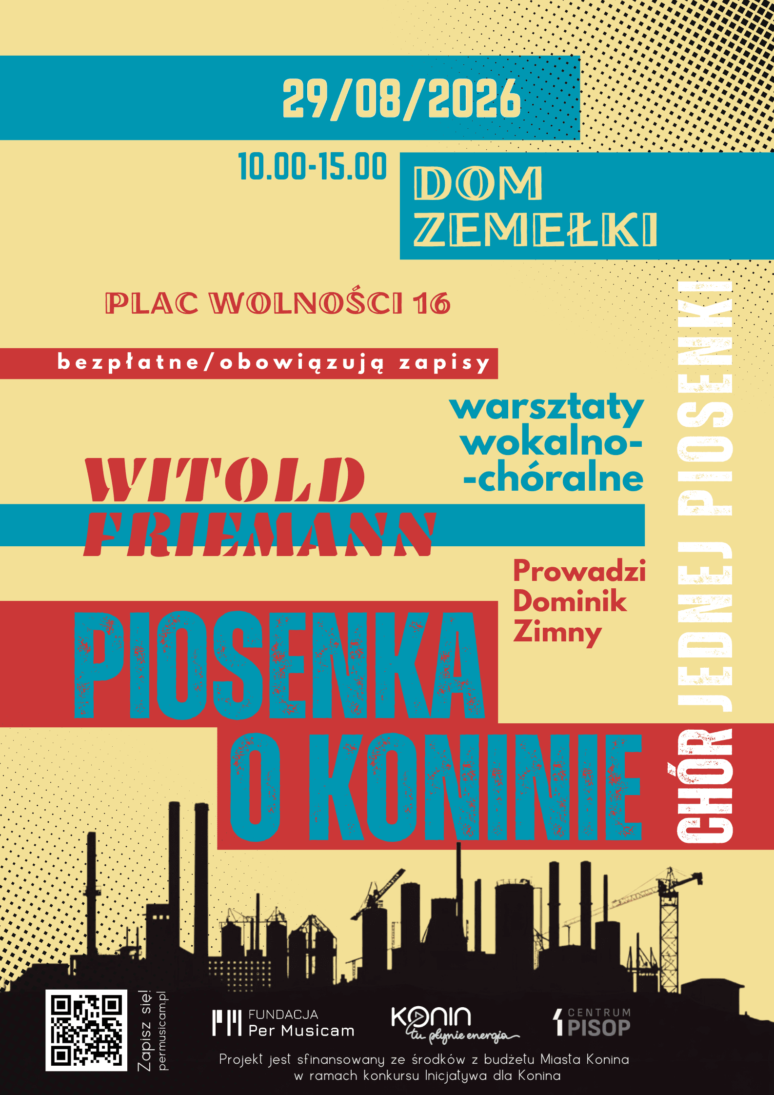 Mieszkańcy wspólnie zaśpiewają „Piosenkę o Koninie”. Powstanie wyjątkowy chór