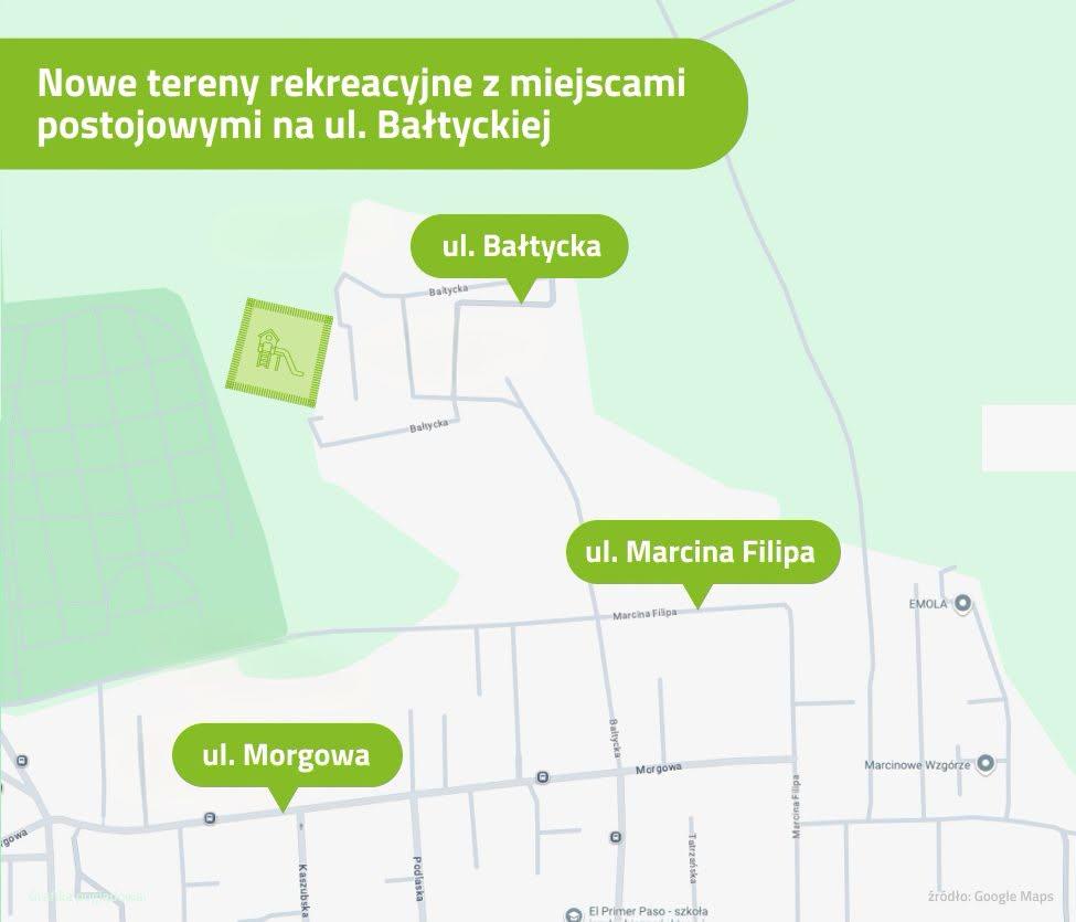 Mieszkańcy wzięli sprawy w swoje ręce. Przy ul. Bałtyckiej powstanie nowoczesna strefa rekreacyjna