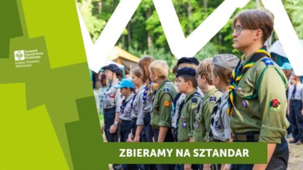 Miliccy harcerze zbierają na sztandar