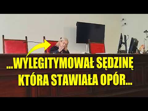 Miśkiewicz zażądał wylegitymowania sędzi, która ukryła swoje dane identyfikacyjne #sędzia #policja