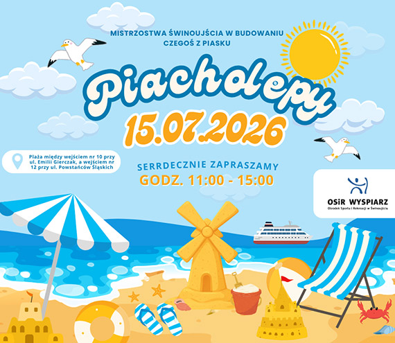 Mistrzostwa Świnoujścia w Budowaniu Czegoś z Piasku „PIACHOLEPY 2026”
