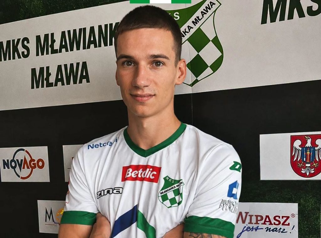 Młoda, biało-zielona krew. Maddox Sobociński zagra w Mławiance